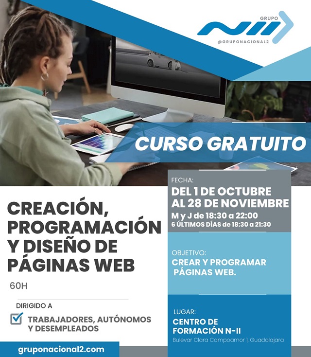 Creación, Programación y Diseño de Páginas WEB